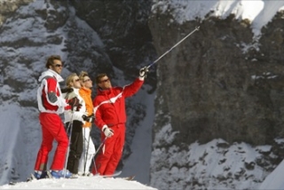 Raquetas de nieve Praz sur Arly 